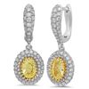 18k Gold 2.57CTW Diamond Earrings, (VS1-VS1/VS1-SI1/G-H)