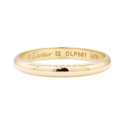 Cartier Half Dome Wedding Band - 18KT Yellow Gold