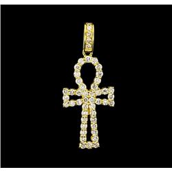 2.82 ctw Diamond Pendant - 14KT Yellow Gold