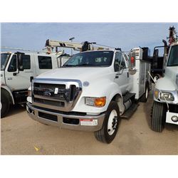 2015 FORD F750 MECHANICS TRUCK, VIN/SN:3FRWX7FL6FV692686 - S/A, EXTENDED CAB, CUMMINS DIESEL ENGINE,