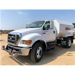 2010 FORD F650 WATER TRUCK, VIN/SN:3FRNF6FC4AV244707 - S/A, CUMMINS DIESEL ENGINE, A/T, 25,999LB GVW