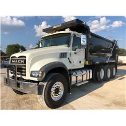 2019 MACK GR64F DUMP TRUCK, VIN/SN:1M2GR4GC4KM002868 - TRI AXLE, 455 HP MACK MP8 ENGINE, ALLISON 450