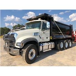 2019 MACK GR64F DUMP TRUCK, VIN/SN:1M2GR4GC7KM003125 - TRI AXLE, 455 HP MACK MP8 ENGINE, MACK M-DRIV