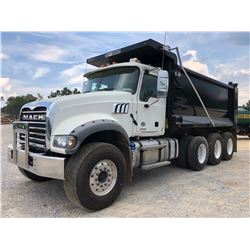 2019 MACK GR64F DUMP TRUCK, VIN/SN:1M2GR4GC9KM003126 - TRI AXLE, 455 HP MACK MP8 ENGINE, MACK M-DRIV