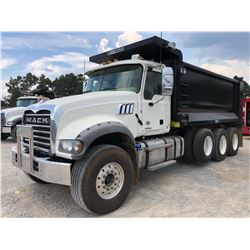 2019 MACK GR64F DUMP TRUCK, VIN/SN:1M2GR4GC0KM003127 - TRI AXLE, 455 HP MACK MP8 ENGINE, MACK M-DRIV