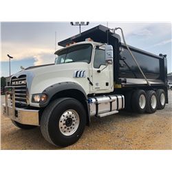 2019 MACK GR64F DUMP TRUCK, VIN/SN:1M2GR4GC4KM003129 - TRI AXLE, 455 HP MACK MP8 ENGINE, MACK M-DRIV