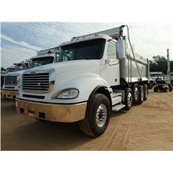 2014 FREIGHTLINER DUMP, VIN/SN:3ALXA7A80EDFT7644 - GLIDER KIT, QUAD AXLE, STEERABLE, 400HP CUMMINS I