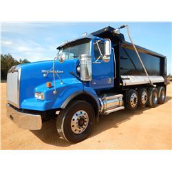 2013 WESTERN STAR 4900SB QUAD-AXLE DUMP, VIN/SN:5KKHALDV3DPBX0701 -450 HP DETROIT DD13 ENGINE, ALLIS