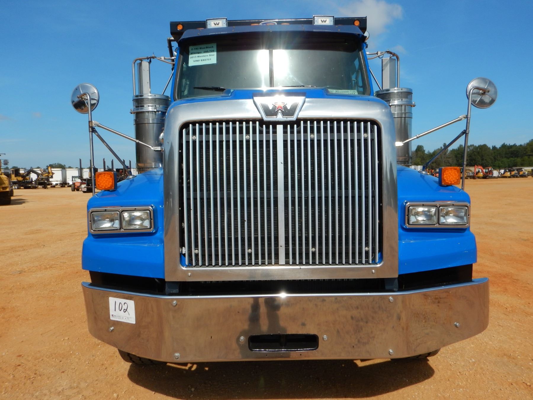 2013 WESTERN STAR 4900SB QUADAXLE DUMP, VIN/SN5KKHALDV3DPBX0701 450