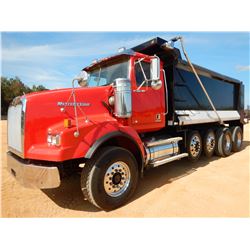 2013 WESTERN STAR 4900SB QUAD-AXLE DUMP, VIN/SN:5KKHALDV0DPBX0705 -450 HP DETROIT DD13 ENGINE, ALLIS