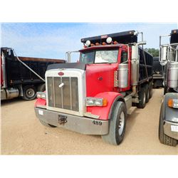 2006 PETERBILT 378 DUMP, VIN/SN:1NPFLBTX36N634414 - TRI-AXLE, C15 CAT DIESEL ENGINE, 8LL TRANS, 46K 