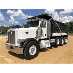 2006 PETERBILT 378 DUMP TRUCK, VIN/SN:1NPFLBTX46N637337 - TRI AXLE, 435 HP CAT C15 ENGINE, 8LL TRANS