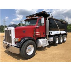 2006 PETERBILT 378 DUMP TRUCK, VIN/SN:1NPFXUTX76D877195 - TRI-AXLE, 430 HP CAT C13 ENGINE, 8LL TRANS