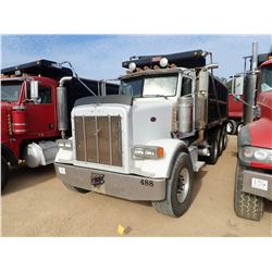 2006 PETERBILT 378 DUMP, VIN/SN:1NPFLBTX96N634408 - TRI-AXLE, C15 CAT DIESEL ENGINE, 8LL TRANS, 46K 