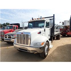 2012 PETERBILT PB337 FLATBED DUMP TRUCK, VIN/SN:2NP2HM6X1CM173121 - S/A, PACCAR PX-6, DIESEL ENGINE,