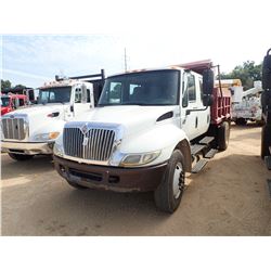 2004 INTERNATIONAL 4300 DUMP TRUCK, VIN/SN:1HTMMAAR34H674520 - S/A, CREW CAB, IHC DT466 ENGINE, ALLI