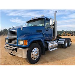 2015 MACK CHU613 TRUCK TRACTOR, VIN/SN:1M1AN07Y1FM020616 - T/A, 505 HP MACK MP8 ENGINE, 10 SPEED TRA