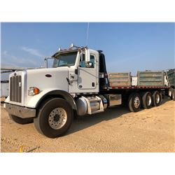 2016 PETERBILT 365 ROLLBACK TRUCK, VIN/SN:1NPSXJ0X8GD324736 - TRI AXLE, 380HP PACCAR PX-9 ENGINE, A/