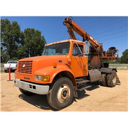 1999 INTERNATIONAL 4700 DEBRIS TRUCK, VIN/SN:1HTSCABN3XH582026 - S/A, IHC DIESEL ENGINE, A/T, RAMEY 