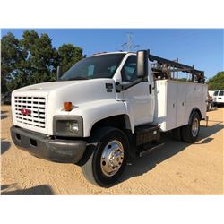 2004 GMC 6500 SERVICE TRUCK, VIN/SN:1GDJ6C1364F502622 - S/A, DURAMAX ENGINE, 6 SPEED TRANS, GVWR 25,