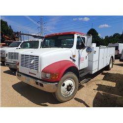 1991 INTERNATIONAL 4900 SERVICE TRUCK, VIN/SN:1HTSDZ4P1MH346660 - IHC DIESEL ENGINE, 5 SPEED TRANS, 