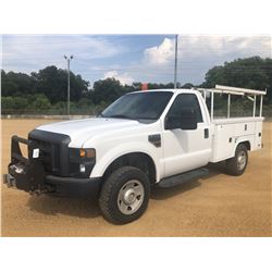 2009 FORD F250 SERVICE TRUCK, VIN/SN:1FDSF21R89EA15907 - 4X4, POWERSTROKE DIESEL, A/T, RAWSON KOENIG