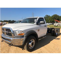 2012 DODGE RAM 5500 CAB & CHASSIS, VIN/SN:3C7WDNBL9CG196185 - 4X4, CUMMINS TURBO DIESEL ENGINE, A/T,