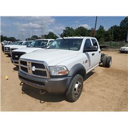 2011 DODGE RAM 4500HD CAB & CHASSIS, VIN/SN:3D6WA6CL7BG501590 - CREW CAB, CUMMINS TURBO DIESEL ENGIN