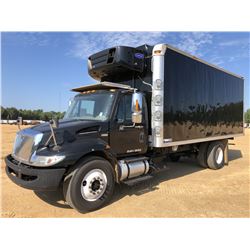 2013 INTERNATIONAL DURASTAR REEFER TRUCK, VIN/SN:1HTMMAAL8DH360244 - S/A, IHC DIESEL, A/T, 25,999LB 