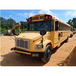 2006 FREIGHTLINER SCHOOL BUS, VIN/SN:4UZAAXCS86CU72540 - DEISEL ENGINE, A/T, 49 PASSENGER, ODOMETER 