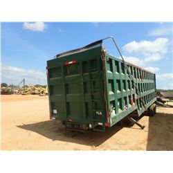2014 GLOBE GTDD3 DUMP TRAILER, VIN/SN:1G9DD3627EB336360 - T/A, 35' LENGTH, FRAME TYPE, TARP (WRECKED