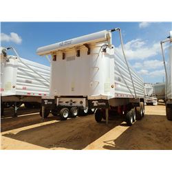 TRAVIS S/96 DUMP TRAILER, VIN/SN:48X2E26447005139 - QUAD AXLE, FRAME ALUM, 26' BODY LENGTH, AIR RIDE