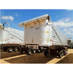 2006 TRAVIS S/96 DUMP TRAILER, VIN/SN:48X2E264761004484 - QUAD AXLE, FRAME ALUM, 26' BODY LENGTH, AI