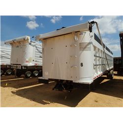 1995 VANTAGE tT-102 DUMP TRAILER, VIN/SN:4EPAA3729SATAC873 - T/A, FRAMELESS, 37' LENGTH, ALUM WHEELS