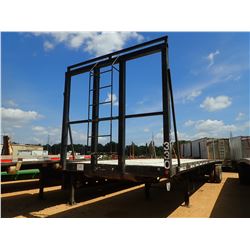 2010 TRANSCRAFT 2000 FLATBED TRAILER, VIN/SN:1TTF482S0A1088088 - T/A, 48' LENGTH, 102" WIDTH, 275/80