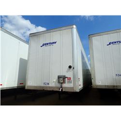 2018 WABASH TRA/REM VAN TRAILER, VIN/SN:1JJV532D1JL033735 - T/A, 53' LENGTH, BARN DOOR, 295/75R22.5 