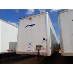 2018 WABASH TRA/REM VAN TRAILER, VIN/SN:1JJV532D0JL033743 - T/A, 53' LENGTH, BARN DOOR, 295/75R22.5 
