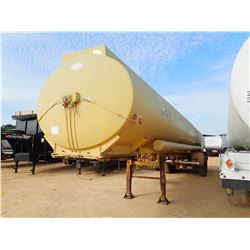 1979 CUSTOM TRAILER SFMT WATER TANKER, VIN/SN:3591-79 - T/A, 6300 GAS CAPACITY, INTERMEDIATE & REAR 