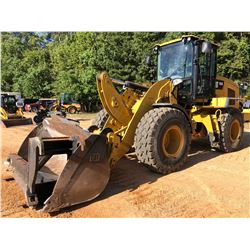 2013 CAT 924K WHEEL LOADER, VIN/SN:PWR01310 - COUPLER, FORKS, BUCKET, JIB POLE, AUX HYD, RIDE CONTRO