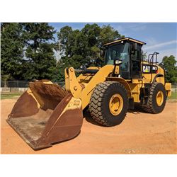 2013 CAT 950K WHEEL LOADER, VIN/SN:R4A01105 - BUCKET, RIDE CONTROL, CAB, A/C, 23.5R25 TIRES, METER R