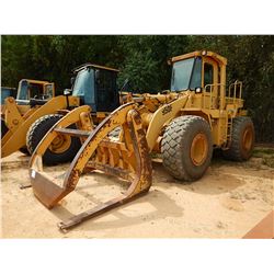 CAT 950F WHEEL LOADER, VIN/SN:7ZF00923 - WICKER FORKS W/TOP CLAMP, AUX HYD, CAB, AC, 23.5R-25 TIRES,
