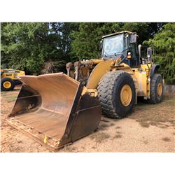 2011 CAT 980H WHEEL LOADER, VIN/SN:JMS06095 - BUCKET, RIDE CONTROL, AUTO LUBE, CAB, A/C, 29.5R25 TIR