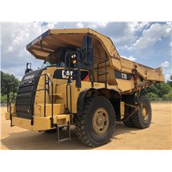 2011 CAT 770 OFF HIGHWAY ROCK TRUCK, VIN/SN:BZZ00711 - TAILGATE, ENGINE RETARDER, EMERGENCY STEERING