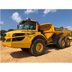 2018 VOLVO A25G ARTICULATED DUMP, VIN/SN:742091 - CAB, AC, 750/65R25 TIRES, METER READING 1,668 HOUR