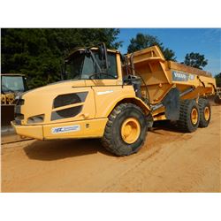 2013 VOLVO A25F ARTICULATED DUMP, VIN/SN:80122 - TAILGATE, CAB, AC, 23.5R25 TIRES, METER READING 7,6