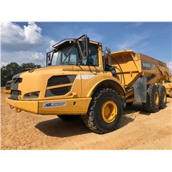 2013 VOLVO A25F ARTICULATED DUMP, VIN/SN:80118 - TAILGATE, CAB, AC, 23.5R25 TIRES, METER READING 8,6