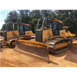 2008 JOHN DEERE 850J LGP CRAWLER TRACTOR, VIN/SN:156341 - 6 WAY BLADE, REAR HYD, A/C, SWEEPS, REAR S