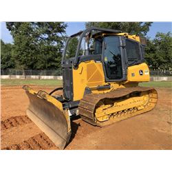 2018 JOHN DEERE 650K LGP CRAWLER TRACTOR, VIN/SN:324931 - 6 WAY BLADE, GRADE CONTROL READY, CAB, A/C