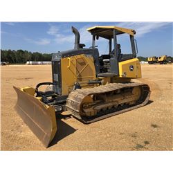 2015 JOHN DEERE 650K LGP CRAWLER TRACTOR, VIN/SN:279379 - 6 WAY BLADE, CANOPY, METER READING 1,869 H