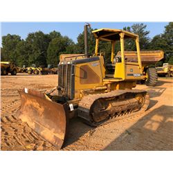 JOHN DEERE 550H LT CRAWLER TRACTOR, VIN/SN:878223 - 6 WAY BLADE, CANOPY, METER READING 8,851 HOURS